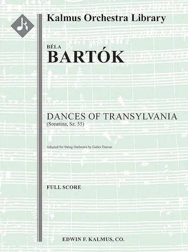 Dances of Transylvania (Sonatina, Sz. 55)<br>
