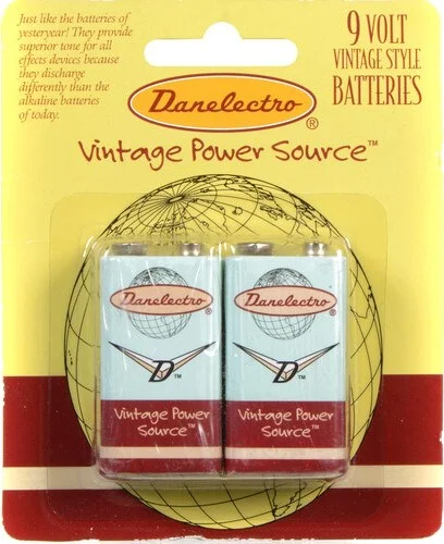 DANELECTRO 9 V BATTERIES 2-PK.