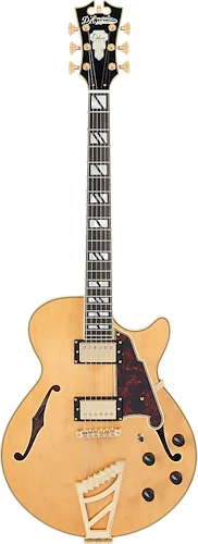D'Angelico Deluxe SS Semi-hollowbody Electric Guitar - Satin Honey