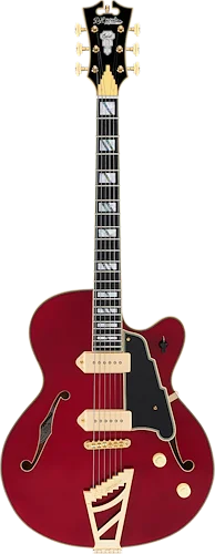 D'Angelico Excel 59 Hollowbody Electric Guitar - Trans Cherry