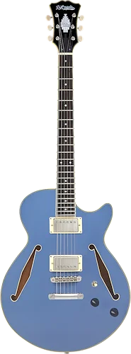 D'Angelico Excel SS Tour Semi-hollowbody Electric Guitar - Slate Blue