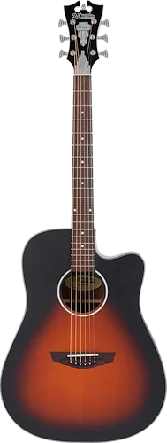 D'Angelico Premier Bowery LS Acoustic-electric Guitar - Satin Vintage Sunburst