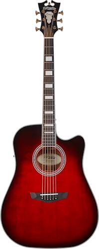 D'Angelico Premier Bowery - Trans Black Cherry Burst