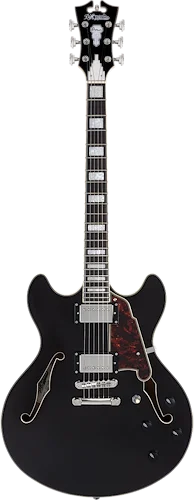 D'Angelico Premier DC Electric Guitar - Black Flake