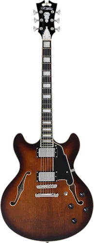 D'Angelico Premier DC Electric Guitar - Brown Burst