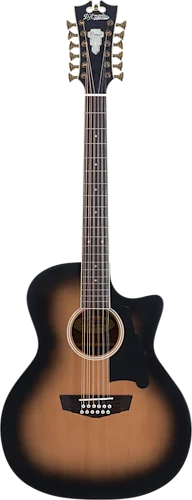 D'Angelico Premier Fulton 12-string Acoustic-electric Guitar - Aged Burst