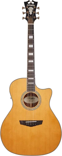 D'Angelico Premier Gramercy Acoustic-electric Guitar - Vintage Natural