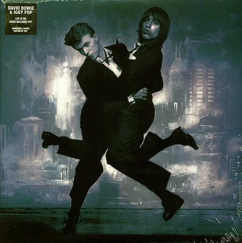 David Bowie, Iggy Pop - Agora Ballroom, Cleveland, Ohio, 21st March, 1977 (ltd. 500 copies made) (2xLP) (blue vinyl)