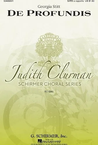 De Profundis - Judith Clurman Choral Series