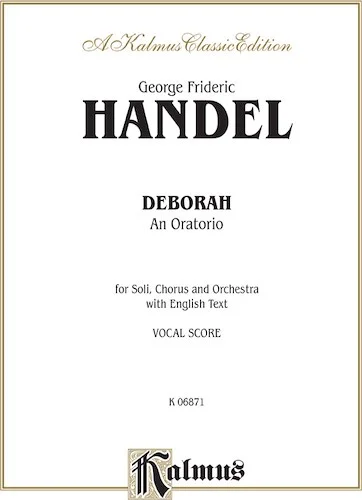 Deborah (1733), An Oratorio