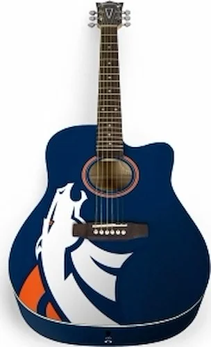 Denver Broncos Acoustic Guitar