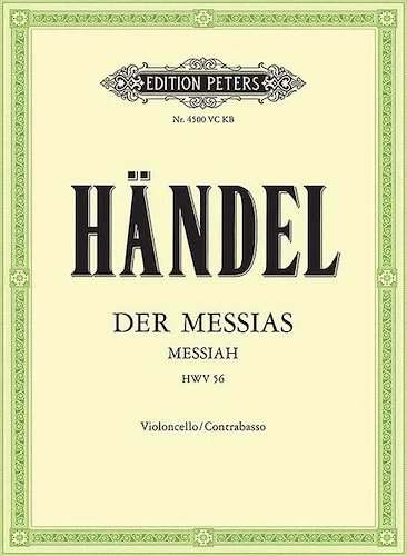 Der Messias / Messiah HWV 56 (Violoncello and Doublebass Part)<br>