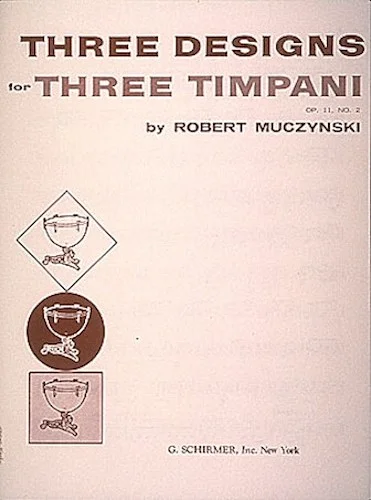 Designs for 3 timpani, Op. 11, No. 2 - (One Player)