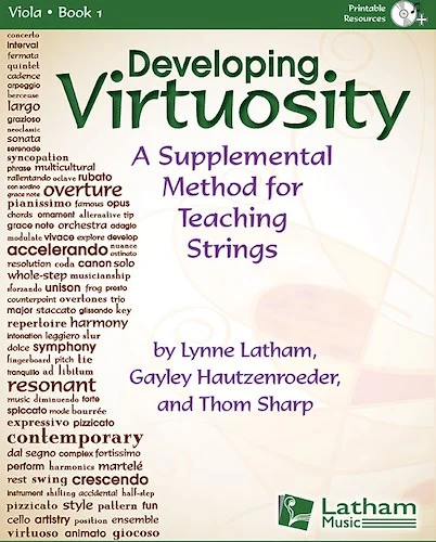 Developing Virtuosity Book 1 - Viola<br>A Supplemental Method for Teaching Strings