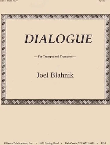Dialogue - Blahnik - Duet For Trp & Trbn