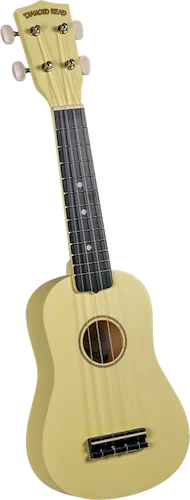 Diamondhead Maple soprano Ukulele w/bag, Satin Lt Yellow