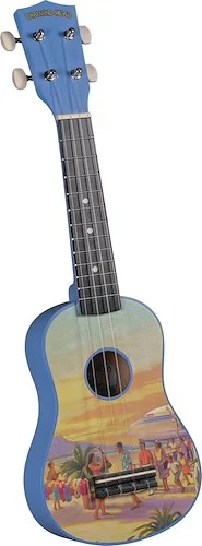 Diamondhead Maple soprano Ukulele w/bag, Satin Vntg Hawaii