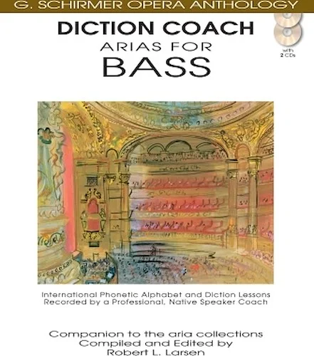 Diction Coach - G. Schirmer Opera Anthology (Arias for Bass) - Arias for Bass