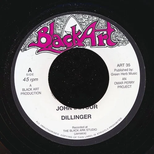 Dillinger - John Devour  /  David Isaacs - A Place In The Sun (UK press)