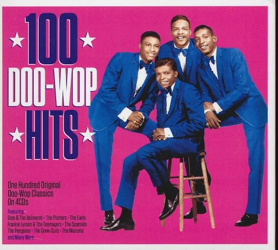 Dion & The Belmonts, The Platters, Frankie Lymon, The Tempos, Etc. - 100 Doo-Wop Hits (100 tracks) (4xCD) (deluxe 4-fold digipak)