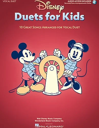 Disney Duets for Kids - 10 Great Songs Arranged for Vocal Duet