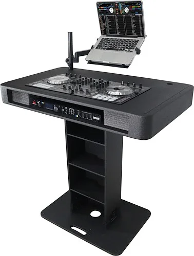 DJ Control Tower DJ Podium Stand for Pioneer DDJ-REV7 XDJ-XZ DDJ-1000 and RANE One Black Finish
