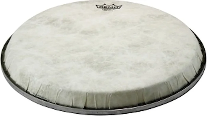 Djembe Drumhead, R Series, 12.50" X 7/8", Fiberskyn, Wide Hoop, White