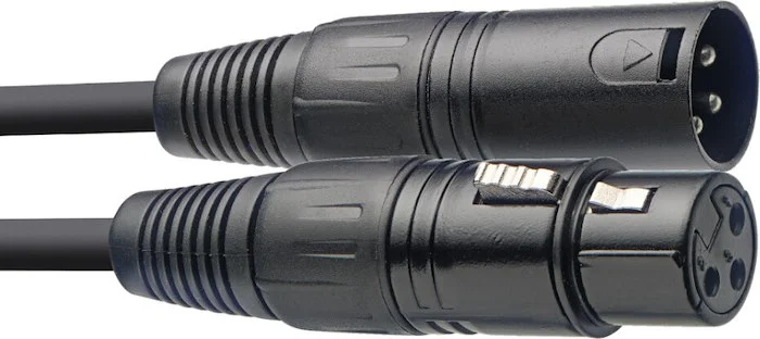 DMX cable, XLR/XLR (m/f), 1.5 m (5')