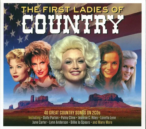 Dolly Parton, Patsy Cline, Loretta Lynn, Etc. - The First Ladies Of Country (40 tracks) (2xCD)