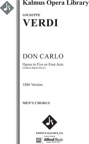 Don Carlo (1886 Version in 5 or 4 Acts)<br>