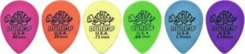 Dunlop 421R100 Tortex Small Teardrop Guitar Pick 1.00mm (36 Pack)