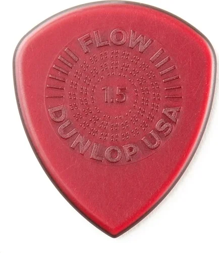 Dunlop 549P150 Flow Standard Grip Guitar Pick 1.5mm (6 Pack)