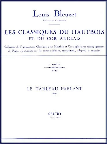 Duo (le Tableau Parlant) - Classiques No.13 (oboe & Piano)