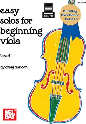 Easy Solos for Beginning Viola<br>Level 1