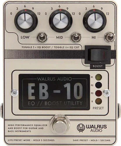 EB-10 Preamp/EQ/Boost - Cream