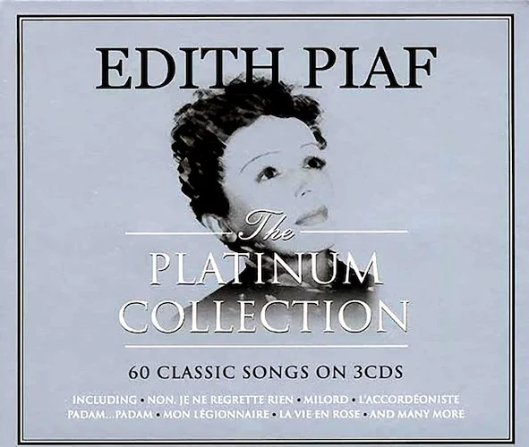Edith Piaf - The Platinum Collection (60 tracks) (3xCD) (deluxe 3-fold digipak)