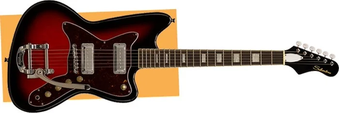 Silvertone Guitars Model 1478 Red Sunburst