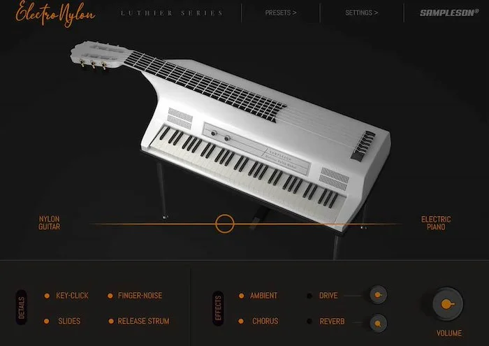 ElectroNylon (Download) <br>The first Nylon-Electric-Piano based on Spectral Transformation.