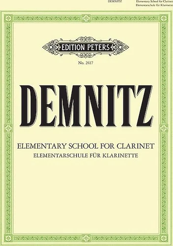 Elementary Method for Clarinet<br>Ger/Eng