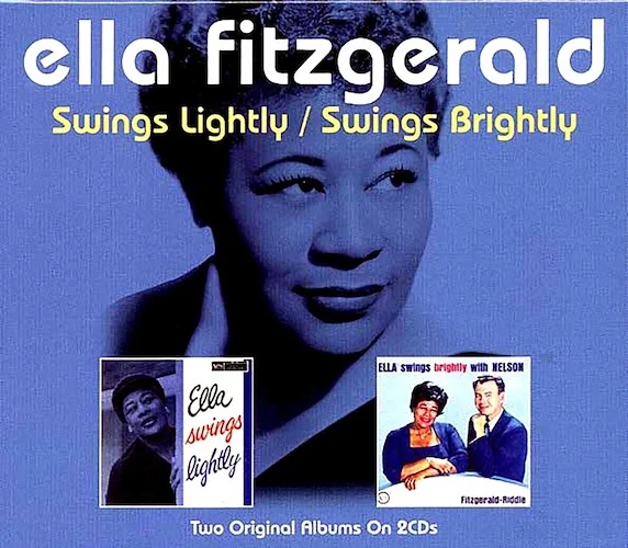 Ella Fitzgerald - Swings Lightly + Swings Brightly (32 tracks) (2xCD)