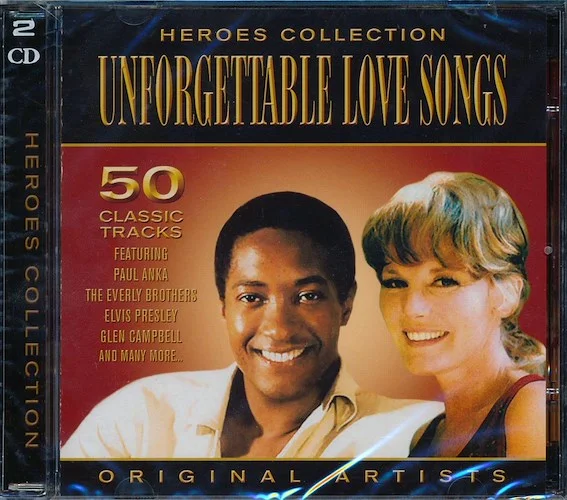 Elvis Presley, Dean Martin, Glen Campbell, Etc. - Unforgettable Love Songs: Heroes Collection (50 tracks) (2xCD)