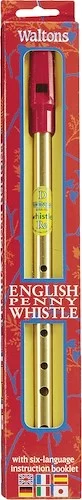 English Penny Whistle - with Six Language Instruction Booklet