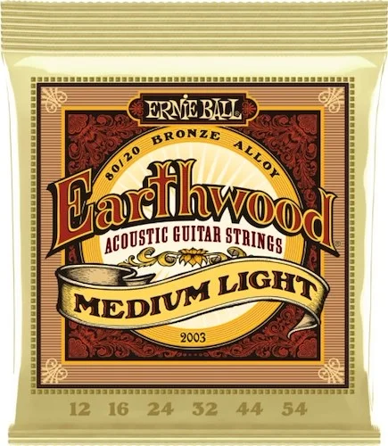 Ernie Ball Earthwood Med-Light80/20 Bronze  12-54