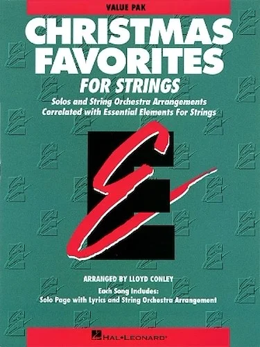 Essential Elements Christmas Favorites for Strings - Value Pack (24 part books, conductor score and CD)