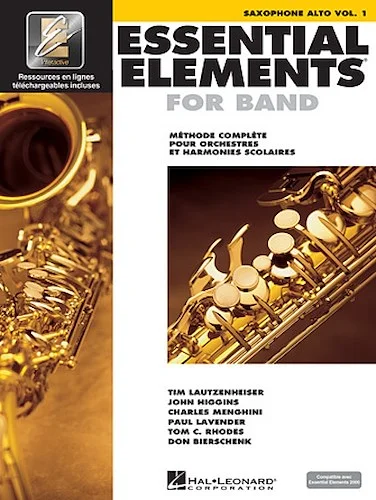 Essential Elements for Band avec EEi - Vol. 1 - Saxophone Alto
