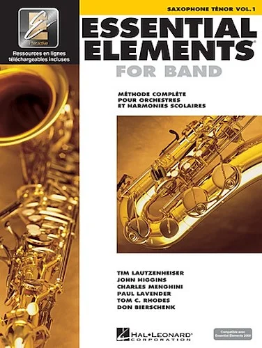 Essential Elements for Band avec EEi - Vol. 1 - Saxophone Tenor