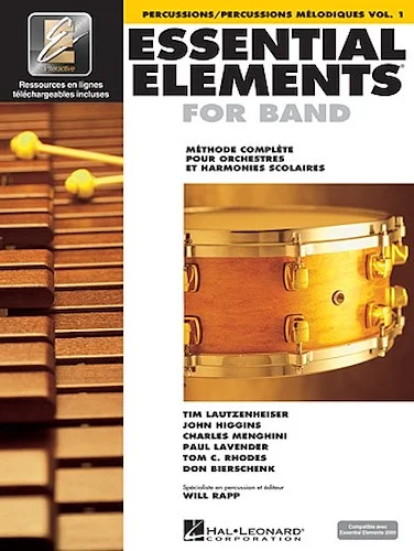 Essential Elements for Band avec EEi - Vol. 1 - Percussions/Percussions Melodiques