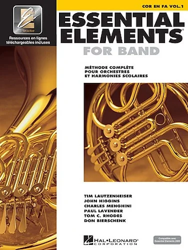 Essential Elements for Band avec EEi - Vol. 1 - Cor en Fa