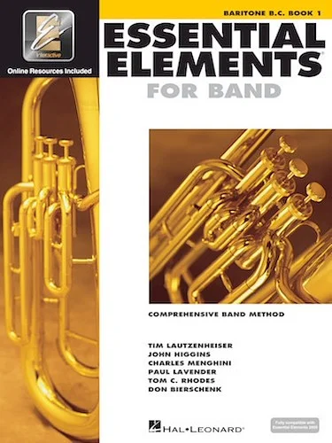 Essential Elements for Band - Baritone B.C. Book 1 with EEi