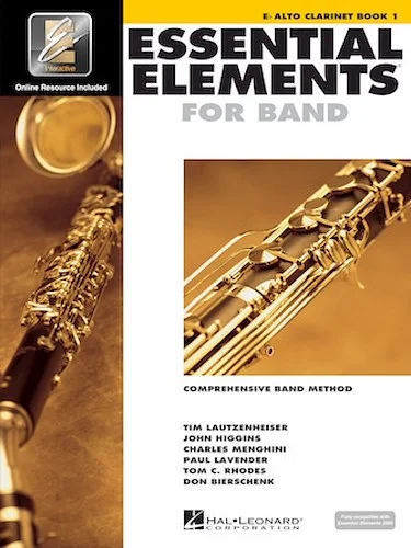 Essential Elements for Band - Eb Alto Clarinet Book 1 with EEi